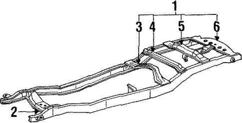 Frame & Components for 2000 Mercury Mountaineer #0