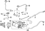 361616MDA00 - Emission System: Mount Bracket for Honda: Civic Image