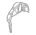 3C0809852A - Body: Inner Wheelhouse for Volkswagen: CC, Passat Image