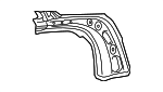 3C8809263 - Body: Rear Reinforced for Volkswagen: CC Image