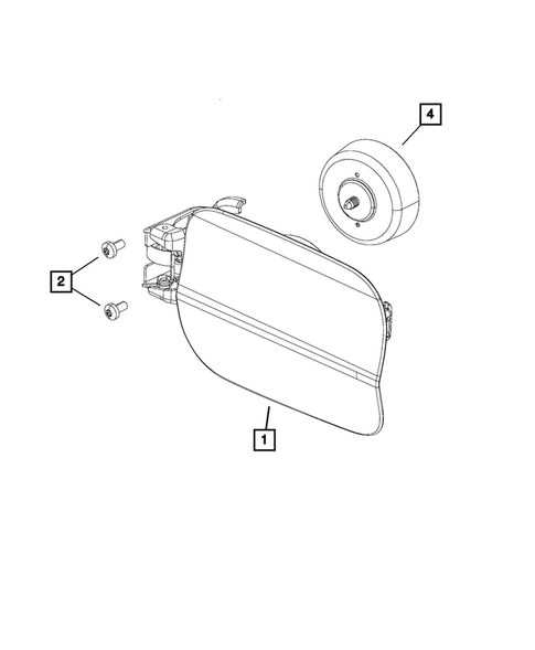 Pick-up Box and Fuel Filler Door for 2011 Chrysler 300 #0