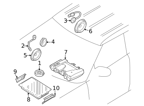 Sound System for 2012 Land Rover Range Rover Evoque #0