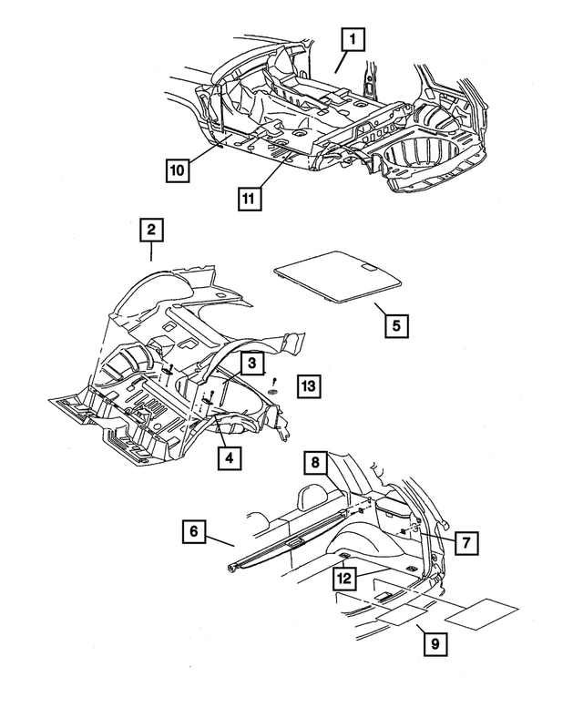 5FA14LAZAD - Interior Trim: Front Floor Carpet for Mopar Image