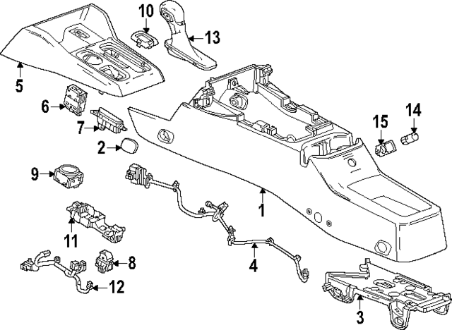 84758773 - : Part# 84758773 F (S)Switch for Chevrolet: Colorado Image