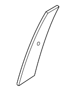 828163WC0A - Body: Black Out Tape for Nissan: Versa Note Image