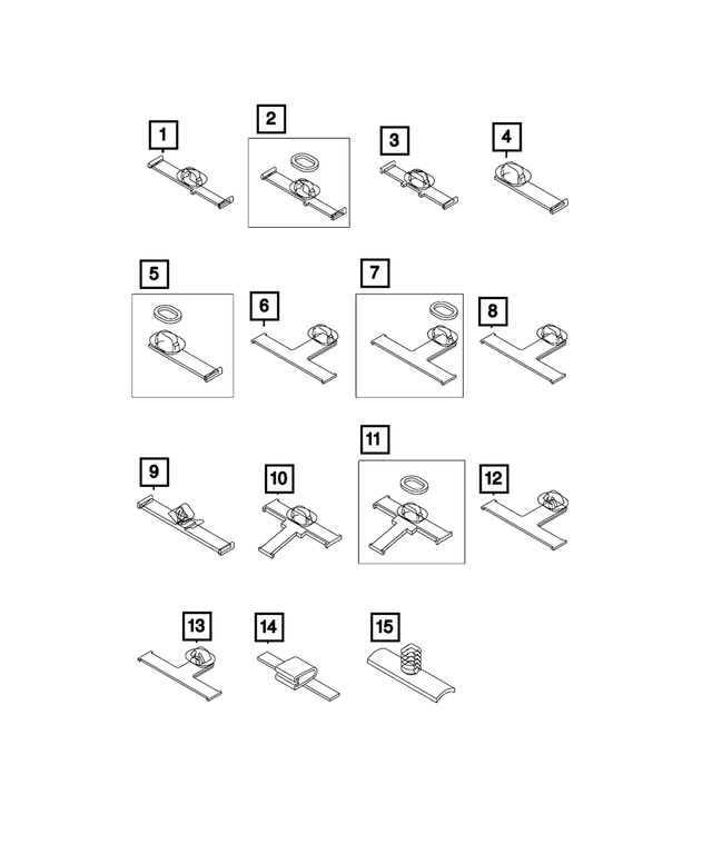 « 68318946AA – Electrical : Câblage Agrafe pour Mopar Image »