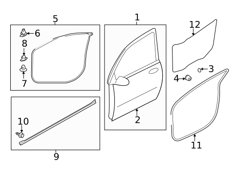Door & Components for 2025 Mitsubishi Eclipse Cross #0