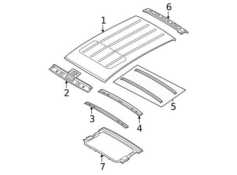 Roof & Components for 2009 Hyundai Tucson #0