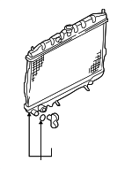 214604Z700 - Cooling System: Radiator Assembly for Nissan: Sentra Image