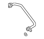 PAC121071A - Cooling System: Connector Pipe for Porsche: Cayenne, Macan Image