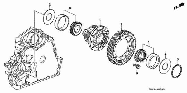 AT Differential for 2002 Honda Accord #0