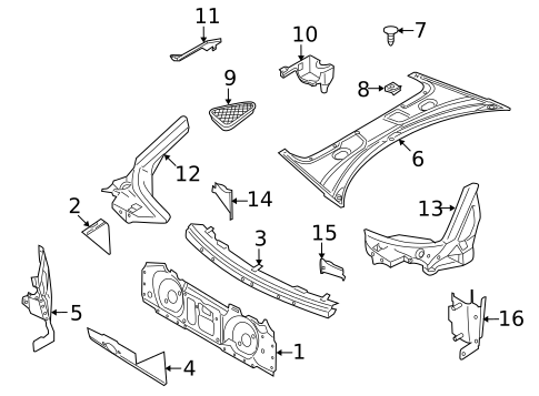 Cowl for 2008 Audi R8 #0