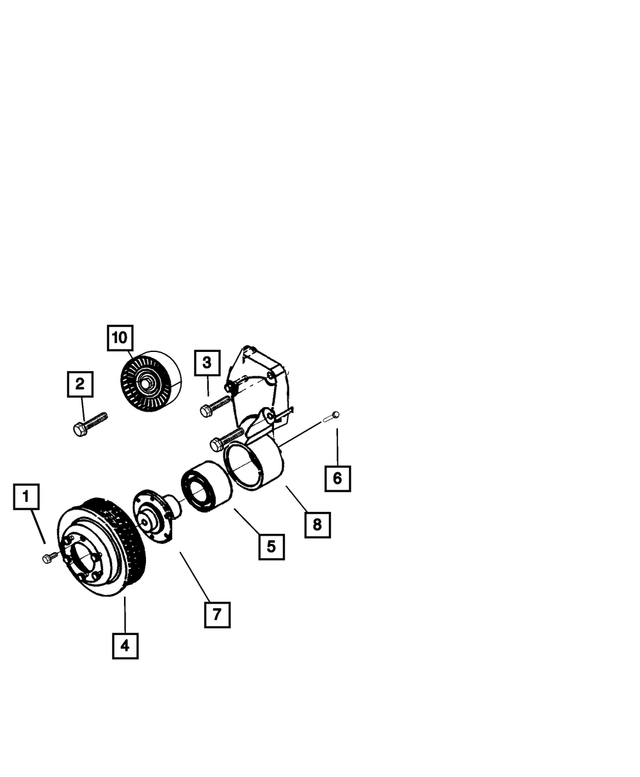 3928873 - Cooling: Hex Head Bolt for Mopar Image