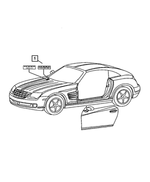 50010160AA - Labels All Vehicle Locations: Coolant Warning Label for Mopar Image