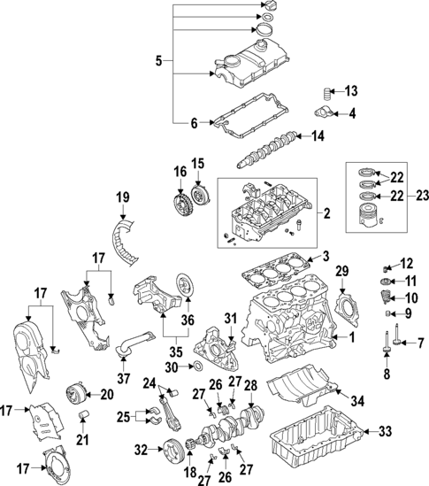 Oil Pump for 2009 Volkswagen Jetta #1