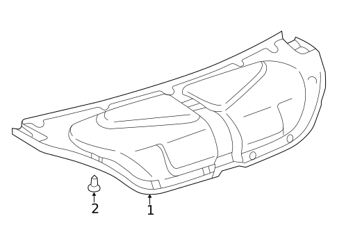 Interior Trim - Trunk for 2008 Toyota Solara #0