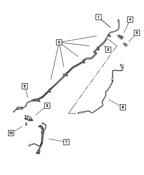 Fuel Lines for 2003 Jeep Grand Cherokee #0