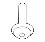 N10632102 - Suspension: Deflector Screw for Porsche Image