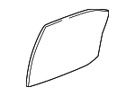 6811348040 - Body: Movable Glass for Lexus: RX300 Image
