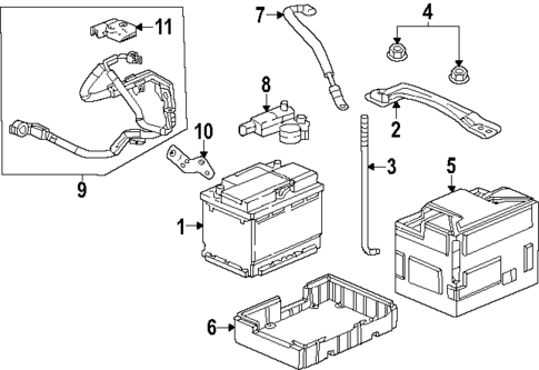 Battery for 2024 Acura Integra #0