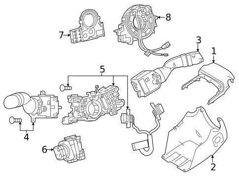 Sensors for 2025 Lexus TX500h #0