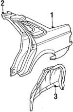 E9DZ5427840A - Body: Quarter Panel for FORD Image