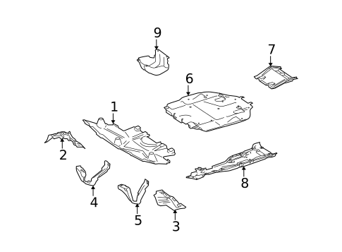 Splash Shields for 2010 Mercedes-Benz ML63 AMG #0