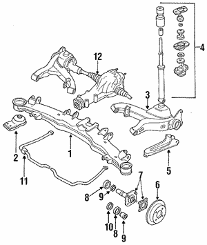 Axle & Differential for 1989 Nissan 300ZX | OEM Parts Online