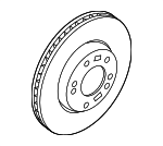 51712BE000 - : Disc Brake Rotor for Hyundai Image