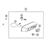 7DX39RXFAC - Electrical: Back Up Camera Bezel for Mopar Image