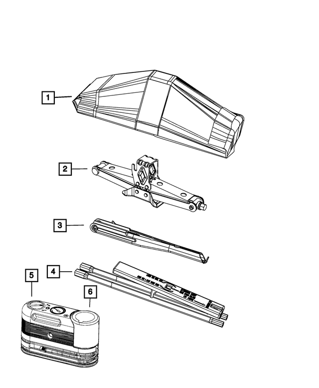 68640368AA - Wheels: Tire Compressor for Mopar Image image