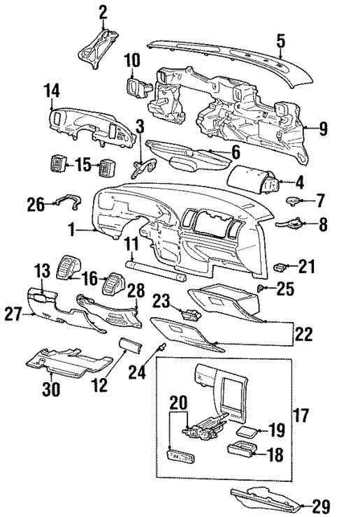 Automatic Temperature Controls for 1998 Lincoln Continental #0