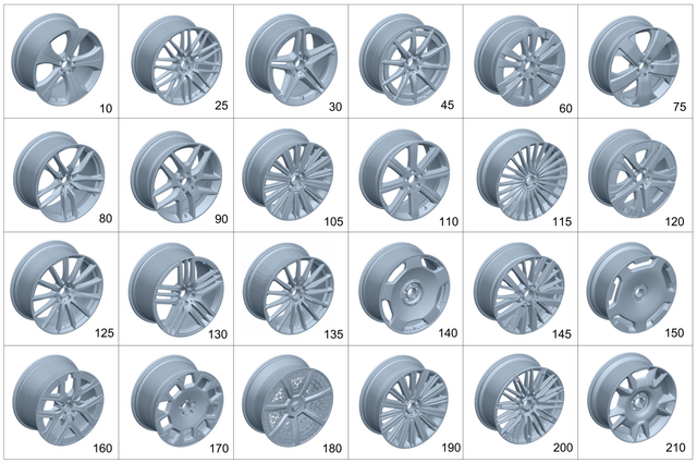 1674018800 - Wheels and Accessories: Spoke Wheel for Mercedes-Benz: GLS450, GLS580, GLS63 AMG, Maybach GLS600 Image