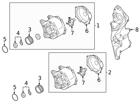 Alternator for 2014 Volkswagen Beetle #0