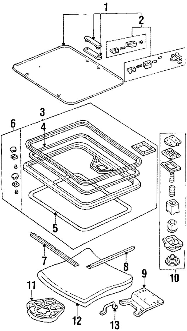 83502074 - Body: Glass Assembly for Mopar Image