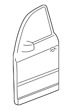 3B4831051BC - Body: Door Shell for Volkswagen: Passat Image