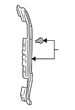 3B0837726A - Body: Front Seal for Volkswagen: Passat Image