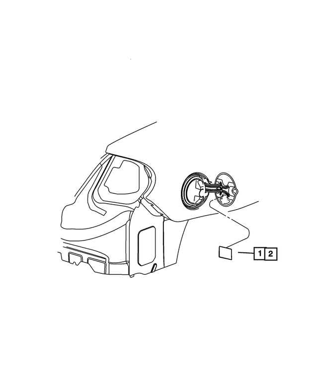 4853321AA - Labels All Vehicle Locations: Fuel Label for Mopar Image