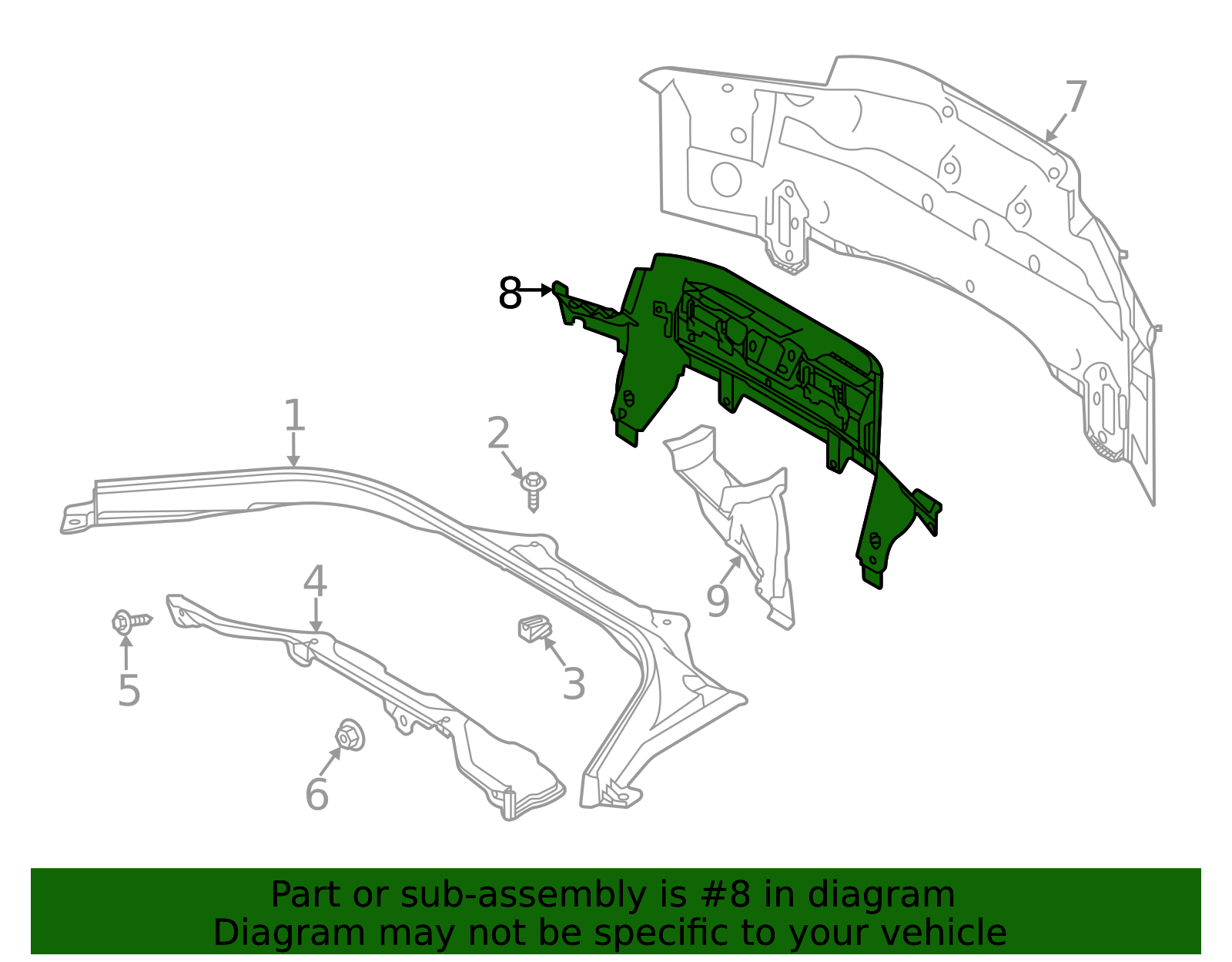 58302-WAA01 - Rear Body Panel 2020-2026 Toyota GR Supra