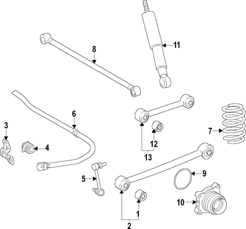 Rear Suspension for 2024 Toyota Land Cruiser #0