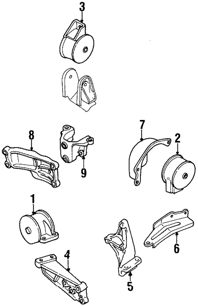 96065052 - Engine: Front Mount for GM Image