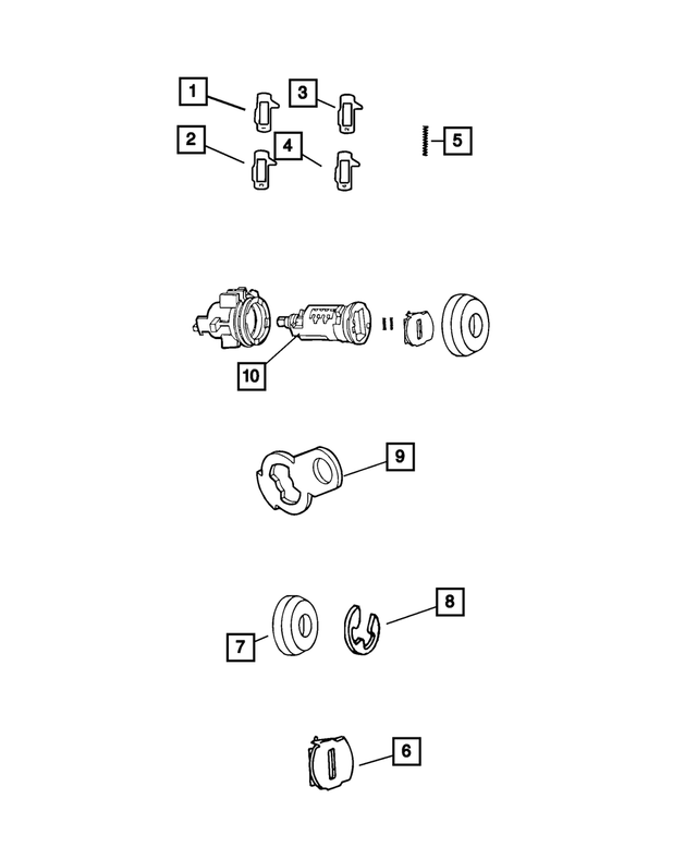 « 5191978AA – Doors, Door Mirrors and Related Parts : Barillet De Serrure De Porte Coulissante Levier pour Mopar Image »