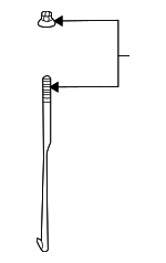 7445133010 - Electrical: Hold Down Bolt for Toyota: Avalon, Camry, Highlander, Sienna, Solara Image