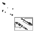 4342048061 - : 2001-2007 Toyota Highlander - Axle Assembly for Toyota Image