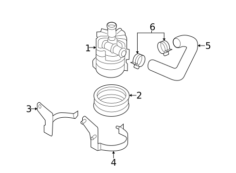 Water Pump for 2012 Audi A6 Quattro #1