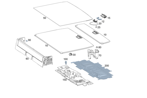 Load Compartment Floor for 2026 Mercedes-Benz GLB35 AMG #0