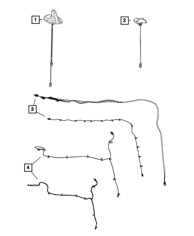 68148257AD - Electrical: Jumper Cable for Mopar Image