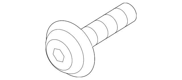 Window Motor Screw - Porsche (N-907-397-04)