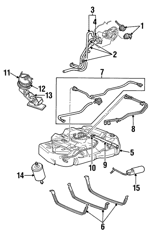 2F2Z9J337AA - : Fuel Return Hose for Ford Image