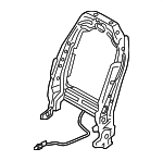 88310G2011 - Body: Seat Back Frame for Hyundai Image